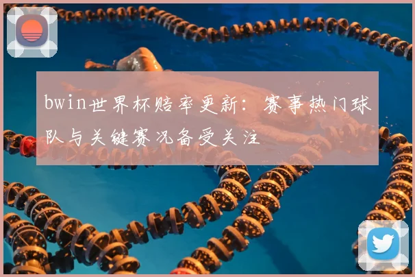 bwin世界杯赔率更新:赛事热门球队与关键赛况备受关注